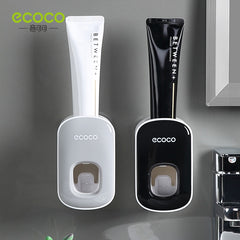 Automatic Toothpaste Dispenser and Toothbrush Holder