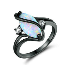 Vintage Marquise Opal Ring