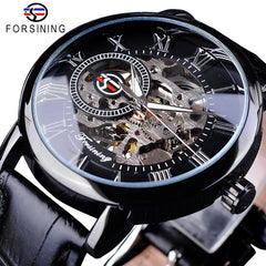 Forsining Men’s Vintage Hollow Mechanical Watch