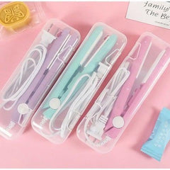 Mini Ceramic Hair Curler & Straightener