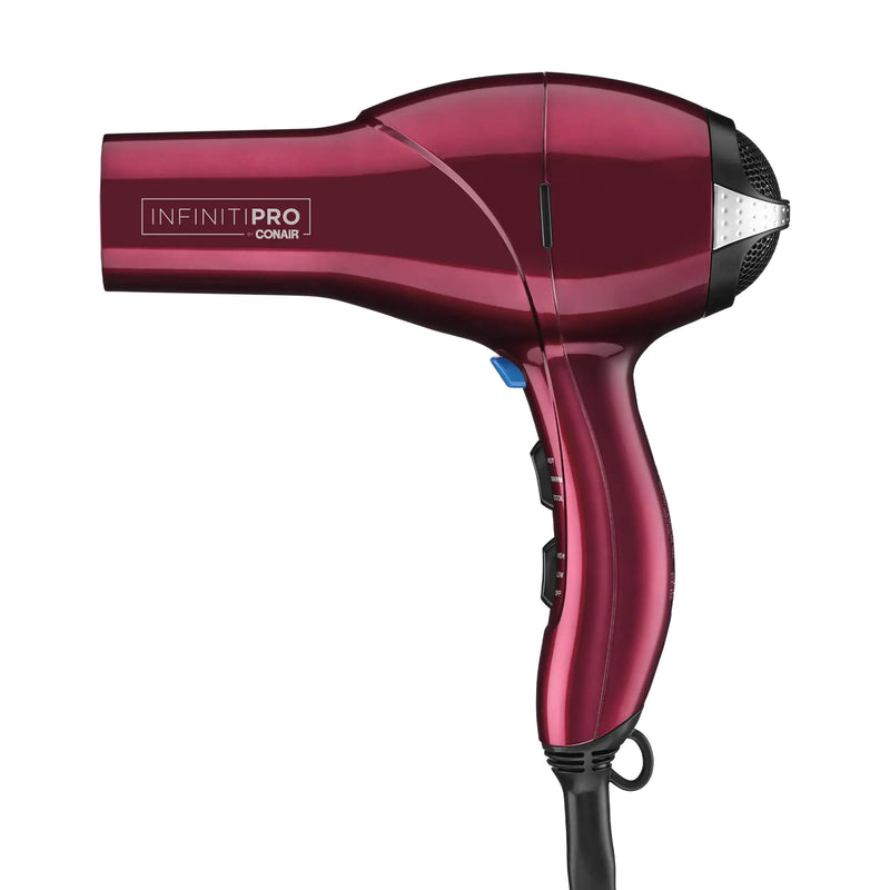 INFINITIPRO BY CONAIR Hair Dryer 1875W Salon Performance AC Motor Hair Dryer Conair Blow Dryer Burgundy