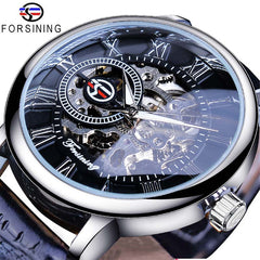 Forsining Men’s Vintage Hollow Mechanical Watch