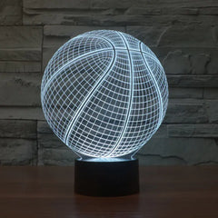 Basketball Creative 3D Table Lamp