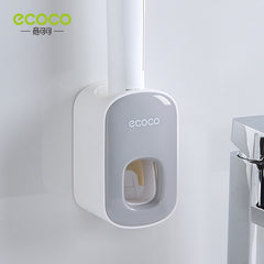 Automatic Toothpaste Dispenser and Toothbrush Holder