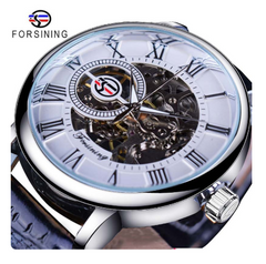 Forsining Men’s Vintage Hollow Mechanical Watch