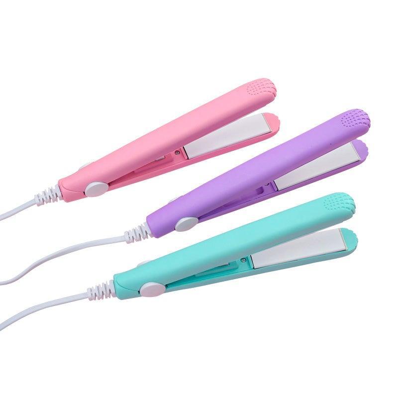 Mini Ceramic Hair Curler & Straightener