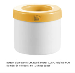 Portable 2-in-1 Ice Bucket and Cube Maker