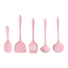 Silicone Non-Stick Cooking Spoon and Spatula Set