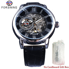 Forsining Men’s Vintage Hollow Mechanical Watch
