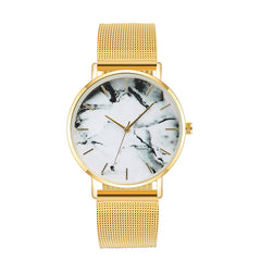 Women's Gold and Rose Gold Quartz Watch with Alloy Band