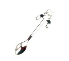 STAINLESS STEEL CAT TEASPOONS