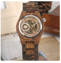Mechanical Wooden Watch
